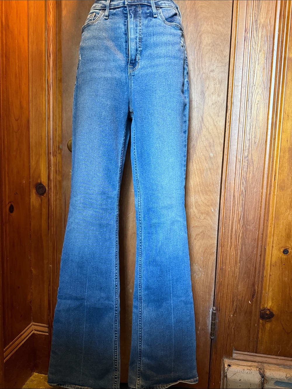 Classic High-Rise Blue Flare Jeans